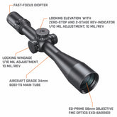 Illuminated Deploy MIL 2 reticle with brightness levels